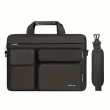13/15/17 Inch Laptop Bag, Office Handbag With Multiple Pockets, Lightweight & Convenient Briefcase Laptop Case Laptop Sleeve Laptop Cover With Handle Laptop Bag For Men Portable For Business Travel Essentials - Black - View 13