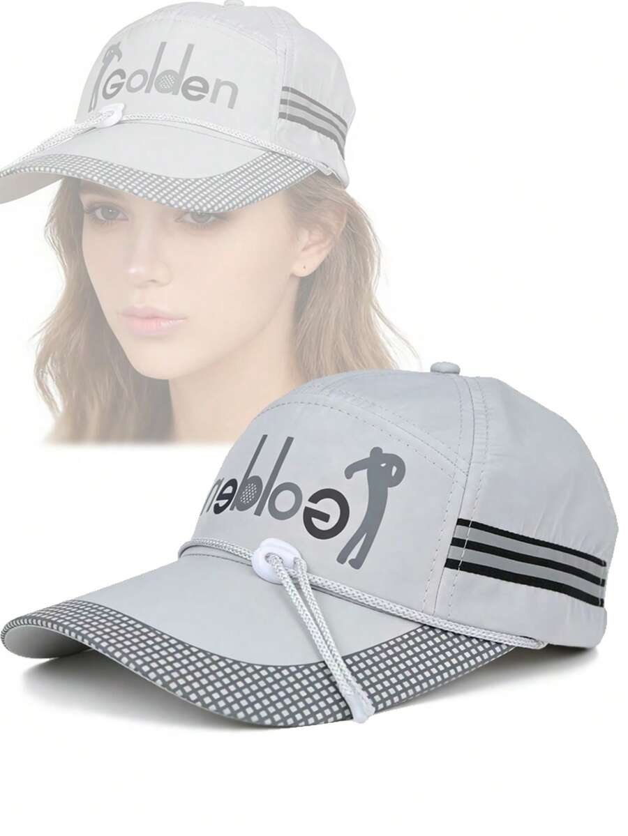 Mũ lưỡi trai unisex thêu họa tiết mới mùa xuân 2026, mũ lưỡi trai thời trang ngoài trời chống nắng, thiết kế đa năng. - Mũ lưỡi trai - Xem 1