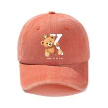 1顶女士棒球帽，可爱泰迪熊皇冠印花，饰有“BORN TO BE KING”字样，后部可调节搭扣，轻便舒适，是夏季海滩装扮的完美之选。 - KXiongYinhuaBCap - 查看 22