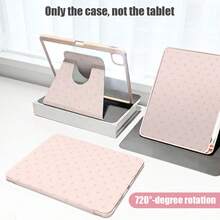 1 tấm lót bàn bằng da PU màu hồng họa tiết ngôi sao, có chân đế xoay 360°, khe cắm bút tích hợp, chức năng tự động tắt/mở màn hình, thích hợp làm quà tặng cho mùa tựu trường, ngày Valentine và các dịp lễ khác. - Nhiều màu - Xem 7