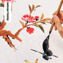 50 Sheets Of Semi-Cooked Rice Paper, Suitable For Oriental Painting, Ink Painting, Chinese Calligraphy, Watercolor Painting And Other Artistic Creations, Suitable For Beginners, Artists And Professionals In Handicrafts - Xuan Paper - View 10