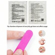 24pcs Long European Square Fake Nails, Purple French White Flower Nail Art Fake Nails, Wearable Nails, Fully Covered And Removable, Suitable For Women's Parties, Dancing, And Daily Use - Màu tím - Xem 9