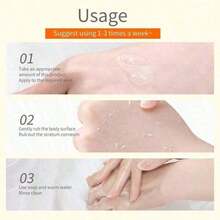 Orange Enzyme Exfoliating Gel - Gentle Face & Body Scrub For Dead Skin Removal, Deep Cleansing, Smoothing - Brightening Facial Exfoliator For Dull Skin - Orange - View 8