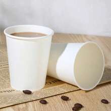 Ly giấy dùng một lần 1/10/20/50/90/9 oz, ly cà phê, ly đồ uống, ly trà, chịu nhiệt, bền và hợp vệ sinh, thích hợp cho tiệc sinh nhật, nhà hàng, văn phòng, hội họp, khách sạn, Giáng sinh, Ngày của Mẹ, họp mặt gia đình, dã ngoại. - Nhiều màu - Xem 5