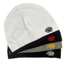 Synaworld European And American Brand Retro Embroidered Knit Beanie Hat - Multicolor - View 1