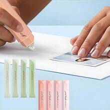 4片/套点状胶带套装,高容量,手工、剪贴簿、照片粘贴、学校和办公必备文具,不留残胶,快干,返校用品,渐变色双面胶带,粘性强 - 套裝 - 查看 2