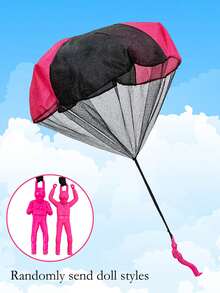 Hand Throw Parachute, Airborne Parachute With Soldier, Outdoor Sports - Multicolor - View 11