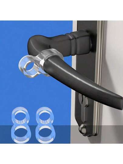 30 chiếc chặn cửa bằng silicon - Miếng bảo vệ tường bằng cao su giảm chấn, đệm tay nắm cửa êm ái, thích hợp cho gia đình và văn phòng.