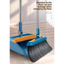 Toothed Winnowing Basket And Broom Set Cleaning Tools - Multicolor - View 4