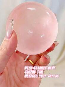 1个/2个可塑形慢回弹蓝色椰子油手工捏捏球，圆形麦芽减压捏捏玩具，节日、生日、复活节、万圣节、圣诞节、派对的理想礼物 - 彩色 - 查看 9