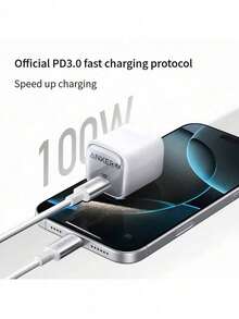anker Nylon Braided USB-C To Type-C Fast Charging Cable, Compatible With IPhone 17/16/15/Pro/Pro Max/IPad And Other Android Phones, Supports Fast Charging, Suitable For Indoor/Outdoor/Travel And Car Use. - Multiple Colors and Specifications - View 5