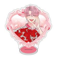 Acrylic Anime Standee, "Today's Love" Heart-Shaped Standee, Collectible Anime Merchandise - Multicolor - View 7