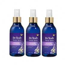 Dr Teal's Calm Blend Spray with Melatonin Lavender and Chamomile Essential Oils 6 fl oz Pack of 3 - como en la foto - Ver 5