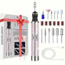 卸甲抛光机，小型指甲油卸除器，家用卸甲油器，指甲修剪剥除工具 - 彩色 - 查看 12