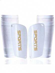 2 Pieces Soccer Shin Guard Set, Double-Layer Sock Sleeves Plus Shin Guards, Specially For Soccer Matches - Multicolor - View 2