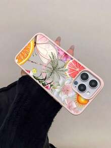 Vibe Tropical de Verano, Cítricos y Playa - Esta elegante funda para teléfono es compatible con Samsung, Apple, Transsion y Honor.Hecho de silicona TPU, ofrece protección contra golpes y caídas y una sensación superior al tacto.Es un regalo ideal para familiares, amigos y seres queridos, y una elección perfecta para el Día de San Valentín y las fiestas de fin de año. - Rosa - Ver 5