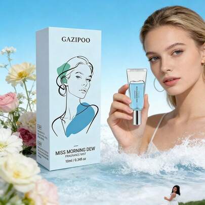 Miss Dew 10毫升 - 桃子、奇异果、西瓜、茉莉、柠檬、麝香 - 优雅持久的香氛，适合约会、工作、日常、派对、旅行、度假、生日等场合。花香木质调，优雅持久，是馈赠父母、伴侣、朋友的理想之选。