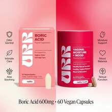 Intimate Moisture & Mood Balance Duo – Vaginal Suppositories + Feminine Wellness Capsules | Hydration, PH Balance & Daily Comfort Support | Feel Fresh, Balanced & Confident | Best Value Bundle - OP-MOOD60-1PK - Xem 2