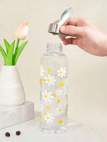1pc 500ml Butterfly Print Water Bottle, Outdoor Sports Water Cup With Lanyard, Plastic Leak-Proof Screw Cap Tumbler, Portable For Travel, Lightweight And Easy To Use, Suitable For Daily Use, Travel, Camping, Hiking, Fitness And Outdoor Activities, Also An Ideal Birthday Gift - Multicolor - View 9