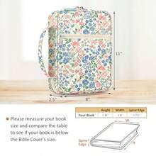 Book Covers - Floral Beige - View 3