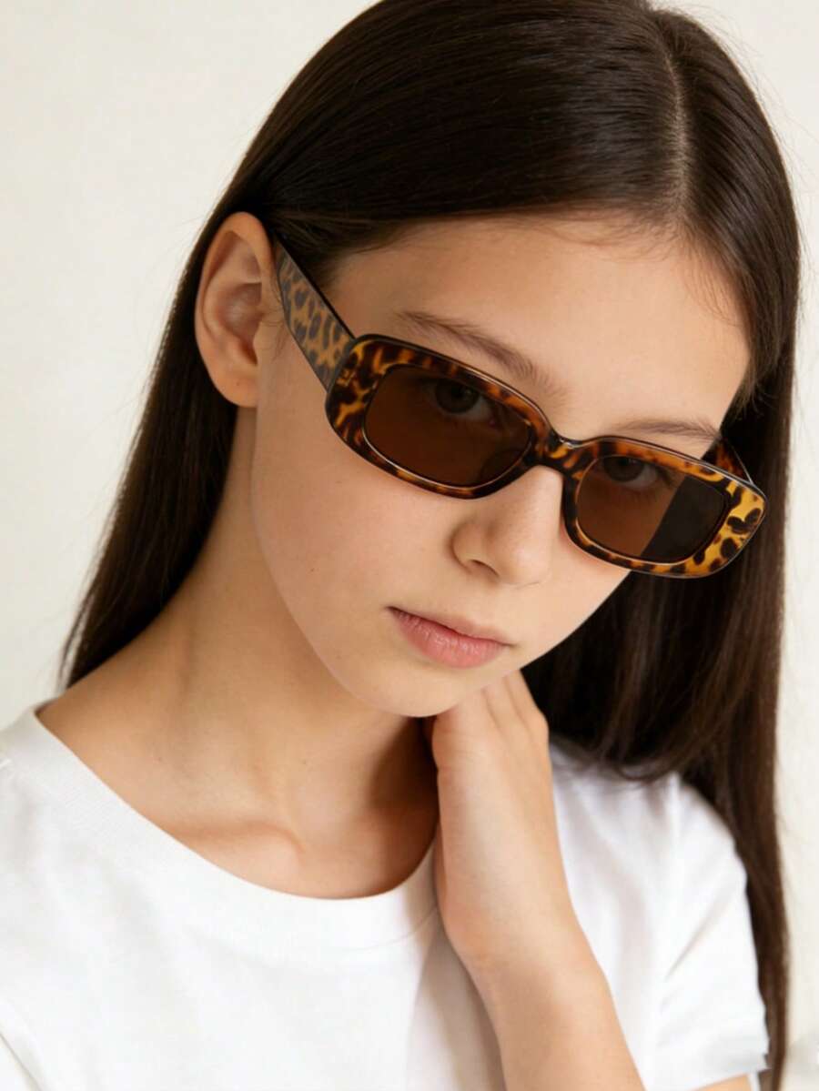 一副适合青少年、男孩和女孩佩戴的个性化眼镜 - 彩色 - 查看 1