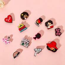 12PCS Nurse And  Charms For Bogg Bags PVC Decorative Bag Charms For  And Rubber Beach Totes Waterproof Accessories For Women And Girls - 如圖所示 - 查看 4