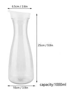 600毫升/1000毫升/1400毫升/1600毫升透明亚克力果汁/冷水壶，大容量咖啡/牛奶壶，耐热饮水机 - 彩色 - 查看 2