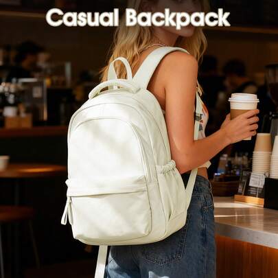 Plecak na laptopa o dużej pojemności, odpowiedni dla studentów, na podróże, do pracy, klasyczny, wielofunkcyjny plecak, odpowiedni do codziennego użytku kobiet, unisex, odpowiedni do pracy, podróży, biznesu, pieszych wędrówek, kempingu, wakacji, zakupów, przechowywania bagażu, organizacji podróży, toreb damskich, prezentów dla dziewcząt, prezentów na świeżym powietrzu, idealny wybór dla koleżanek