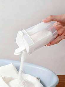 1个厨房调味料糖盐罐，双层盖调味罐，定量调味瓶，密封罐，防潮储存调味料罐 - 彩色 - 查看 2