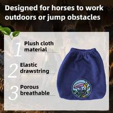 Bolsa de armazenamento para equipamentos de equitação em veludo poliéster reforçado de alta resistência - Organizador durável e protetor para equipamentos equestres, adequado para selas e freios, design robusto com costura reforçada, tecido de alta qualidade, estável e durável, ideal para profissionais da equitação. - Ver 5