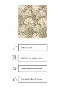 1pc Frameless Floral Wall Art Print, Botanical Green Leaves & Blossoms Pattern, Vintage Cottagecore Poster For Living Room, Bedroom, Dorm Decor, Back To School, Funky Posters, Room Decor, Gift - Flower - View 6