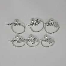 6pcs Creative Napkin Rings, Decorative Napkin Holders For Hotel, Wedding, Restaurant, Tabletop Decor - Multicolor - View 25