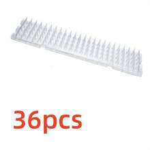 Piquets anti-oiseaux et anti-chats en plastique transparent pour l'extérieur, avec des clous de protection étendus, universels pour une utilisation intérieure et extérieure, repoussent efficacement les pigeons, les écureuils et autres animaux, fournissent un tapis de piquets anti-chats fiable, améliorent la . - Multicolore - Voir 14