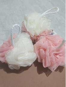 二合一去角质浴巾套装，可轻柔或粗暴去角质，有效清洁身体，优质网状材质，便捷系带设计，包含浴球和浴巾，令肌肤光滑，适合日常使用。 - B - 查看 5