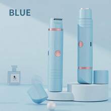 1pc Women's Dual-Head Electric Shaver, USB Rechargeable Portable Body Trimmer And Razor Suitable For Sensitive Areas (Bikini, Underarms, Face), Fine Mini Epilator For Smooth Skin - Beraneka warna - View 13