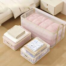 Transparent Visible Storage Bag, Reinforced Sturdy Handle, Zipper Organizer, Suitable For Seasonal Clothing, Blankets, Seasonal Apparel And Bedding, Great For Home Organization And Moving - View 8