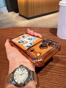 DIY 定製四角防震電鍍手機殼，個性化 4 張小圖手機殼，定製照片 TPU 保護殼，愛心手機殼，字體手機殼，相容於 IPhone17/17ProMax/17air/17Pro/16/16e/16Plus/16Pro/16ProMax/15/15Plus/15Pro/15ProMax/14/14Plus/14Pro/14ProMax/13/13Pro/13ProMax/12/12Pro/12ProMax/11/11Pro/11ProMax / S25Ultra S24Ultra / - 金色 - 查看 7