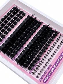 300D+200D+160D/160D+100D+60D 4 Styles Eyelash Bottom Lashes And Spikes Eyelash Clusters,246pcs/182pcs Russian Lash Extensions Spikes Lash 3D Fluffy Volume Eyelash Clusters,Bottom&Spiky Lashes Clusters DIY Fairy/Manga Eyelash, 6-18mm Mixed Length, Natural & Soft, Multi-Type Natural Look, Suitable For Any Style, Reusable Makeup Accessories Lash Clusters, Eyelash Clusters, Individual Eyelashes, Lashes, Fake Lashe - D - View 8