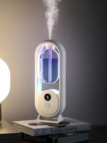 Máquina de aromaterapia de aceite con 5 modos de rociado temporizado USB, purificador de aire, difusor automático, desodorizante, humidificador de fragancia, difusor de aroma portátil recargable para oficina, dormitorio, hogar y uso comercial, ambientador de aire temporizado con aceites esenciales - Difusor de aroma - Ver 7