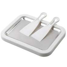 1台家用小型冰淇淋机，包含速冻托盘和2个刮刀，适合在家或露营时制作清凉创意特饮、冰淇淋、刨冰等。 - 彩色 - 查看 10