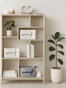 1 Peça Cesto de Roupa com Tampa, Cesto de Armazenamento de Roupas Sujas Dobrável em Tecido Oxford, Cesto de Lavagem Doméstica - Cesto de armazenamento - Visão 6