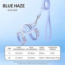 Bee & Cat 牵引绳，防逃脱户外遛狗胸背带，可调节 H 型猫牵引绳 - 彩色 - 查看 6