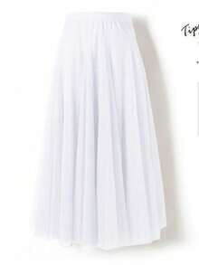 1pc Satin Maxi Dress, Suitable For Ball, Halloween, Cosplay And Party, Available In White, Pink, Burgundy, Light Pink And Bright Pink - Multicolor - View 15