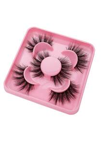 3 Pairs Of 17mm 8D Explosive False Eyelashes, With Full Fine Stripes Reflecting Brilliant Light - View 7