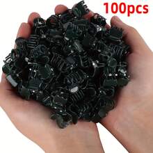 20 chiếc kẹp cây cảnh, kẹp cố định rau nhà kính, kẹp nhựa cố định dây leo lan, dùng để giữ chắc các loại cây leo và hoa. - màu xanh lá - Xem 12