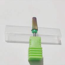 1/5 Pcs Double Hand Tungsten Steel Carbide Nail Drill Bit & Best Dip Powder Remover Straight-Tooth Thread Nail Drill Bit Nail Surface Buffing Tool - Multicolor - View 10