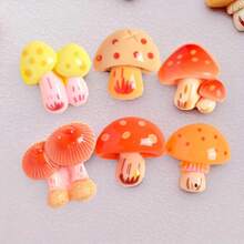 6 Peças Ímãs de Geladeira em Formato de Cogumelo, Ímãs Decorativos de Resina Fofa de Cogumelo, Adesivos Personalizados para Geladeira, Adequados para Cozinha, Escritório, Quadro Branco, Armário de Armazenamento, Lava-Louças, Decoração de Cozinha, Decoração Doméstica, Presentes de Feriado para Amigos, Lembrancinhas de Festa - Multicolorido - Visão 2