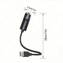 LED USB投影灯，6种投影图案 - 可调节鲸鱼、蝴蝶、水母、海星夜灯，节日礼物 - 六色 - 查看 10