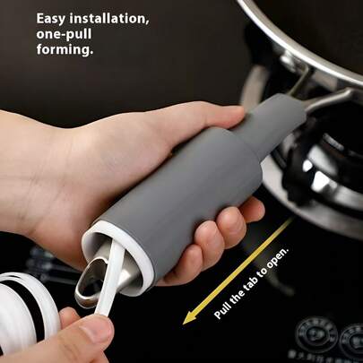 Silicone Non-Slip Heat Resistant Pot Handle Cover, Easy To Clean Kitchen Pot Handle, Non-Slip Surface For Operation, Suitable For All Cookware, Cooking Pots
