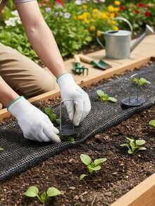 花园地钉/桩钉/U型钉 - 150毫米/6英寸，适用于控制膜/织物/人造草坪/垫子/网状物，镀锌地钉 - U型地釘 - 查看 11